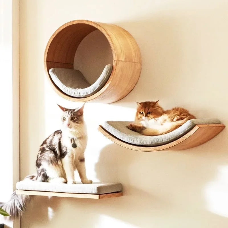 Arbre à chat mural pour petit espace