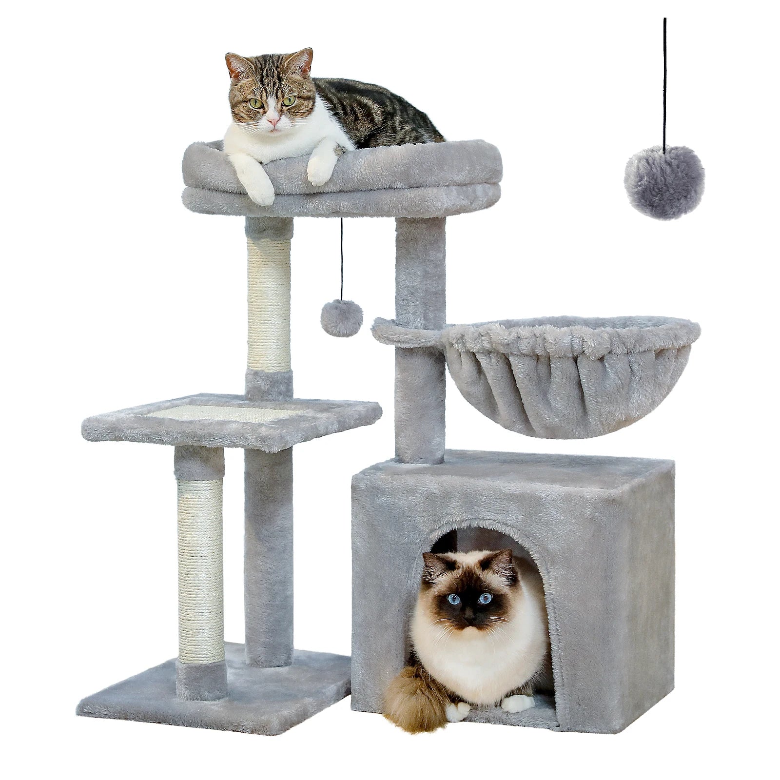 Arbre à chat modulable avec perchoir amovible