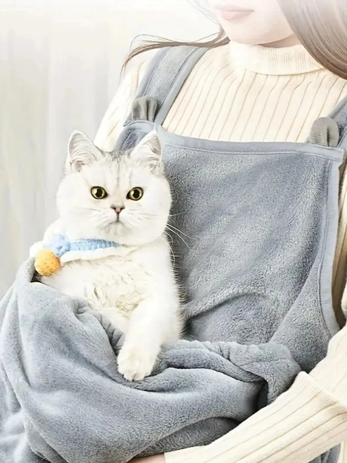 Tablier de transport pour chat