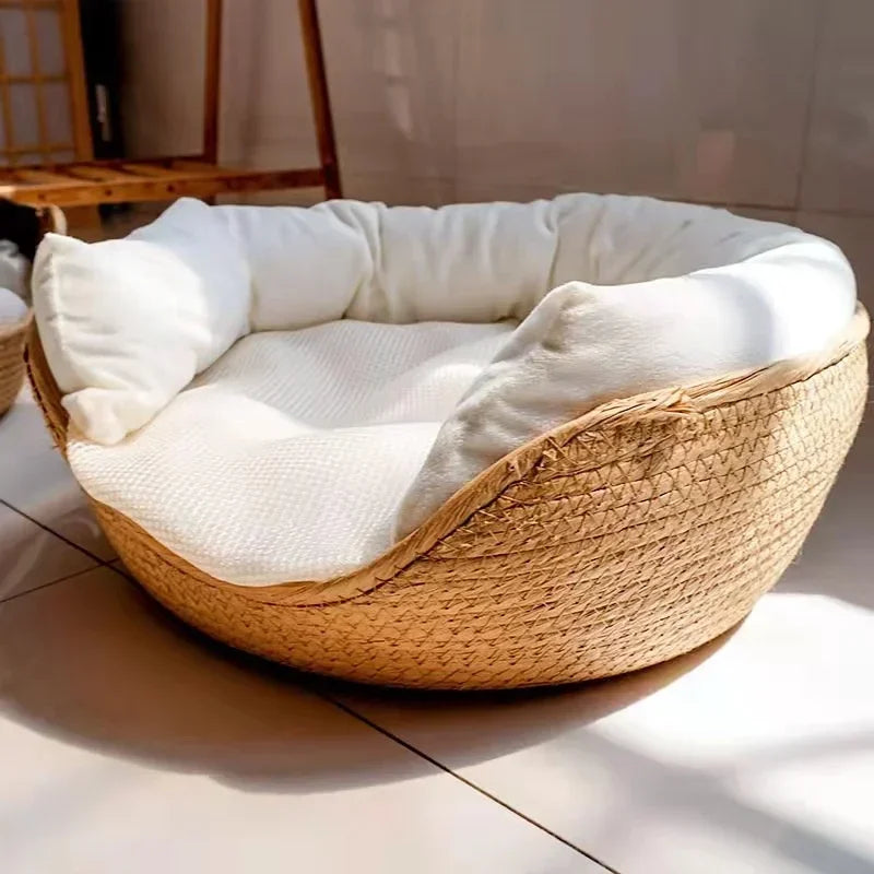 Panier chat tressé