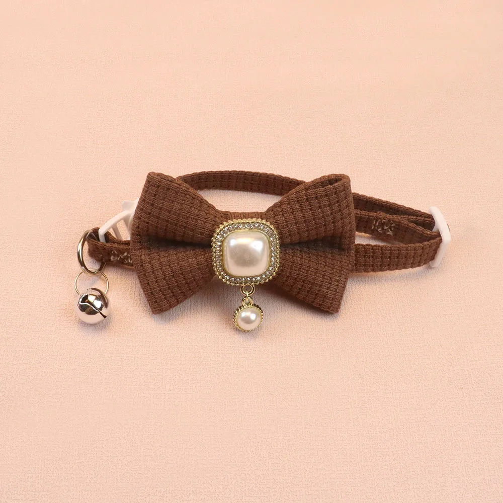 Collier chat noeud papillon