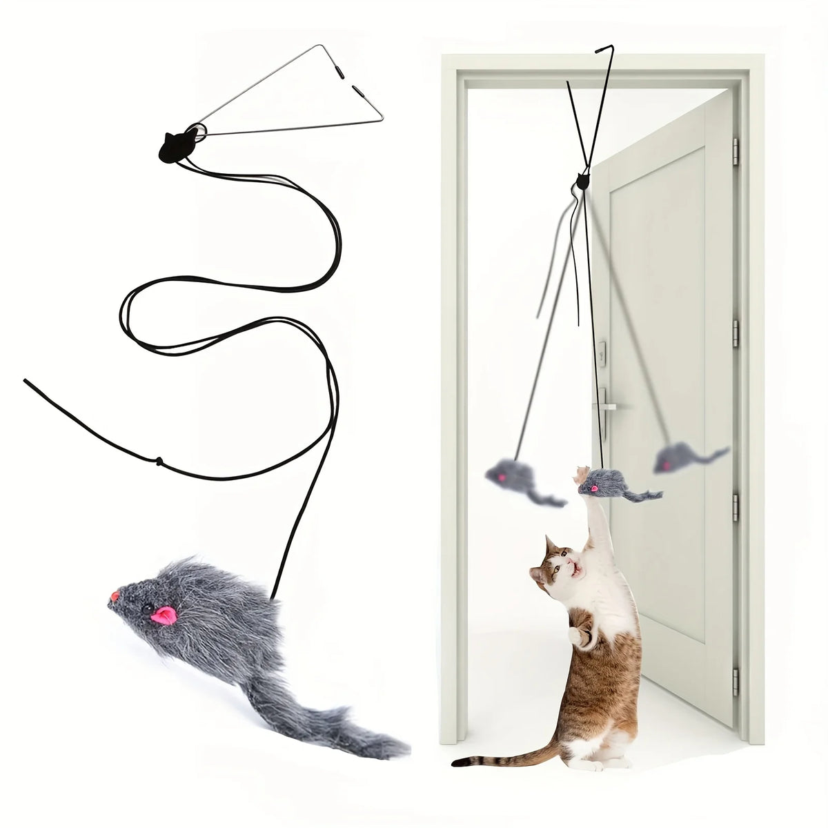 Jouet suspendu chat