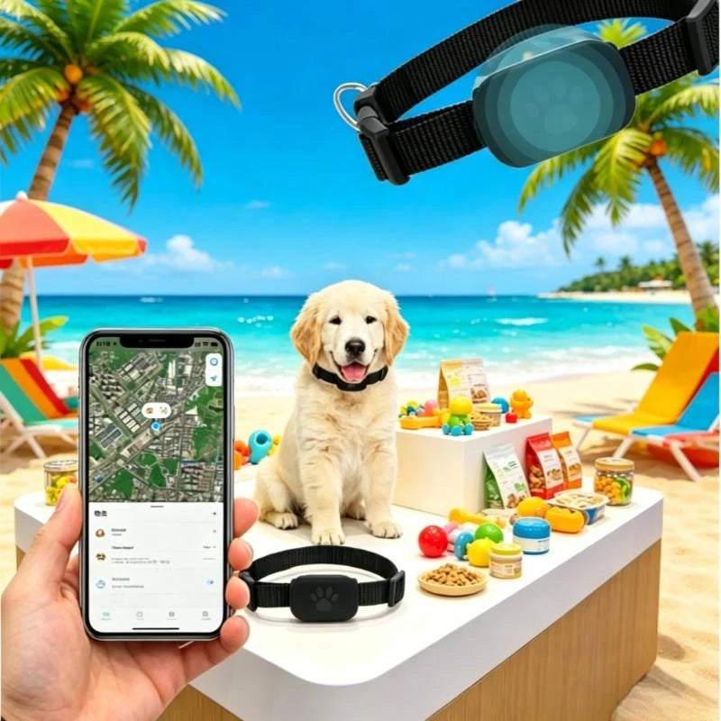 Traceur GPS chat Bluetooth, autonomie 180 jours