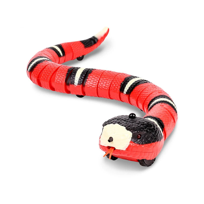 Serpent robot pour chat, détection de mouvement