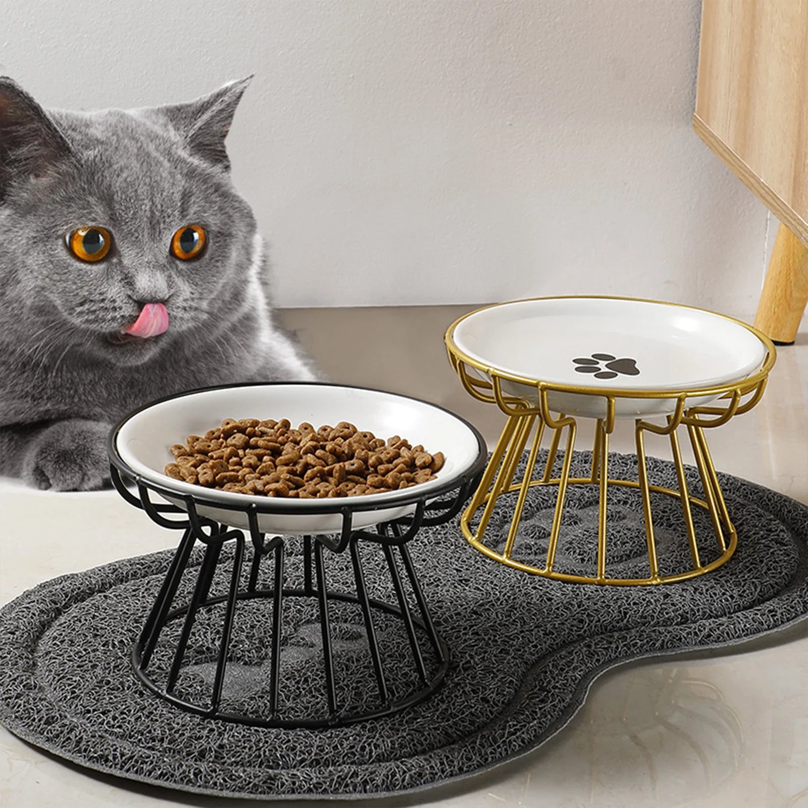 Gamelle céramique chat, style nordique
