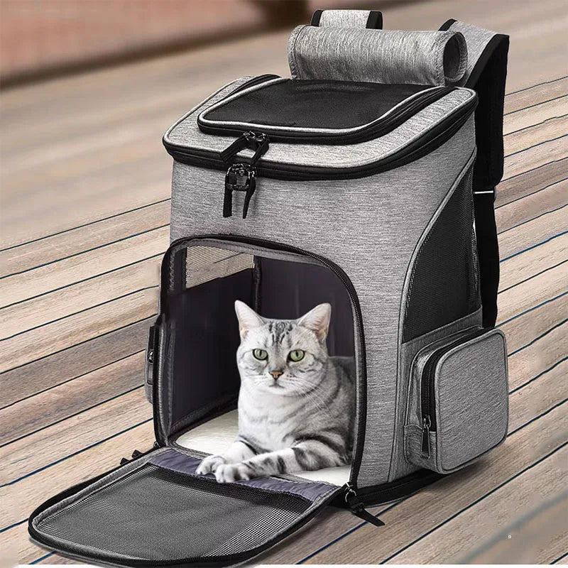 Sac à dos chat à ouverture valise, jusqu'à 6,5 kg