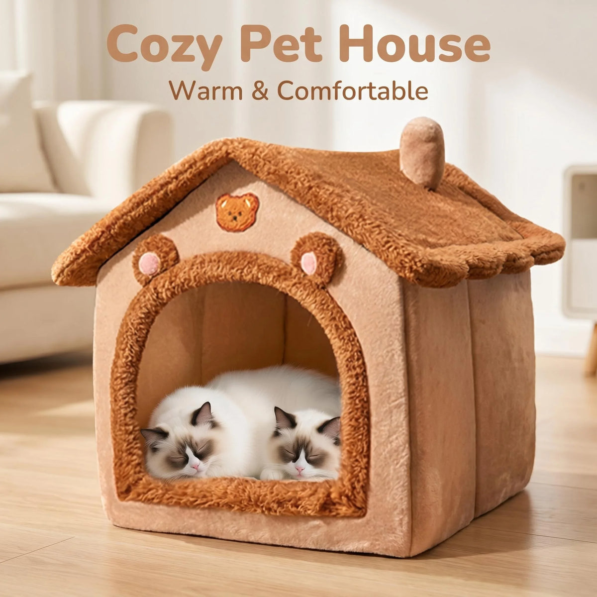 Panier pour chat XXL forme ours