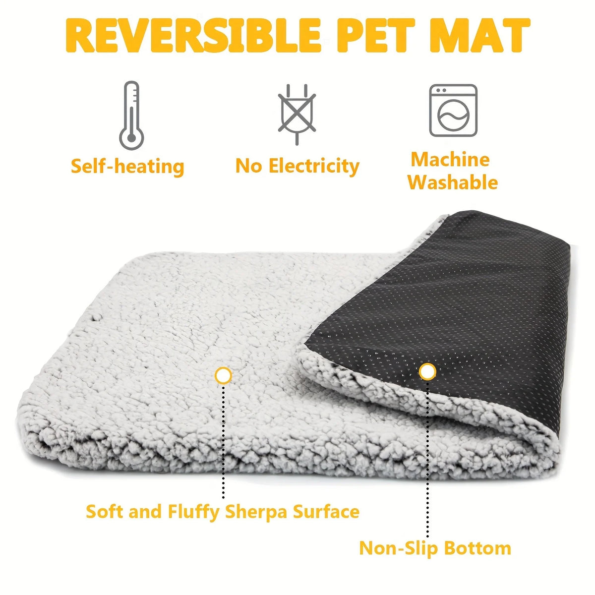 Tapis auto-chauffant chat