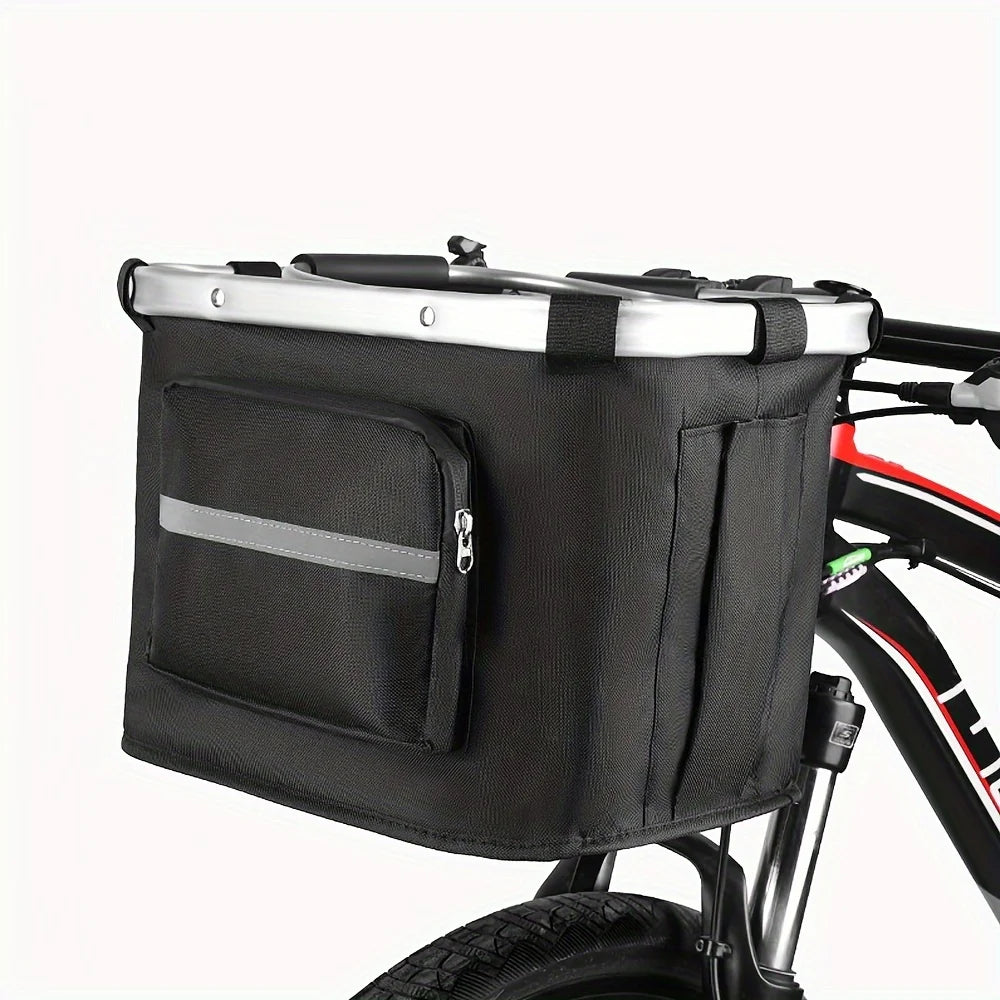Panier de vélo pour chat, fixation guidon