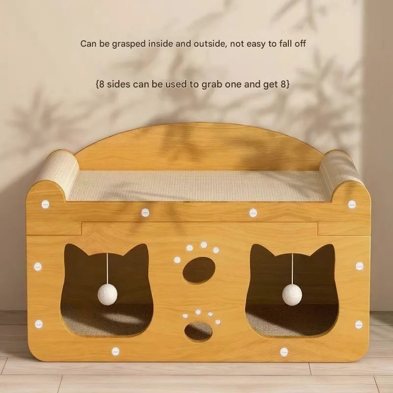 Griffoir interactif 2 en 1 pour chat