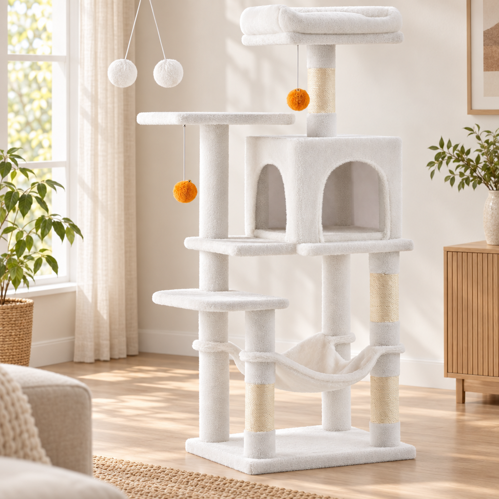 Petit arbre à chat 112 cm pour appartement