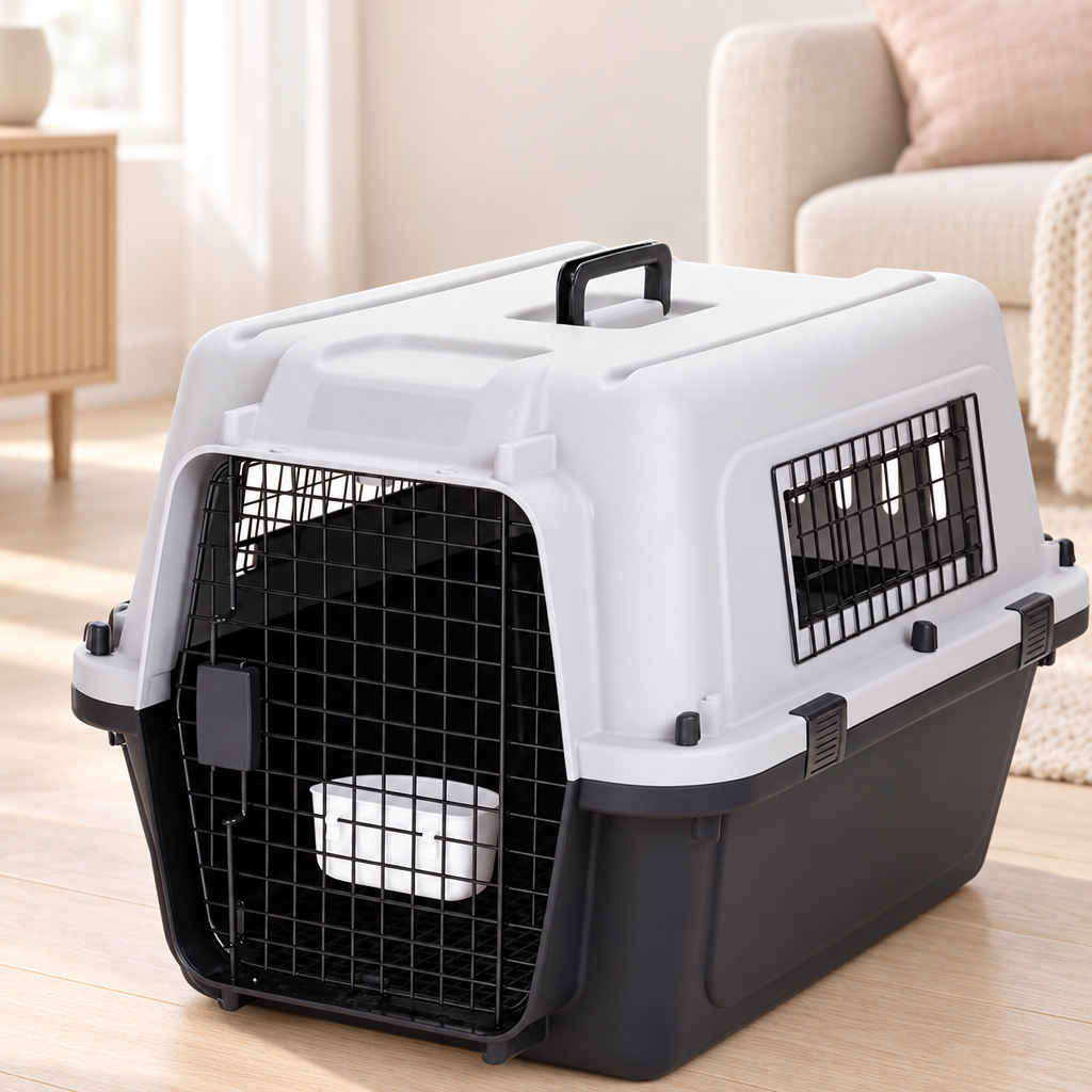 Caisse de transport chat, ouverture sur le dessus