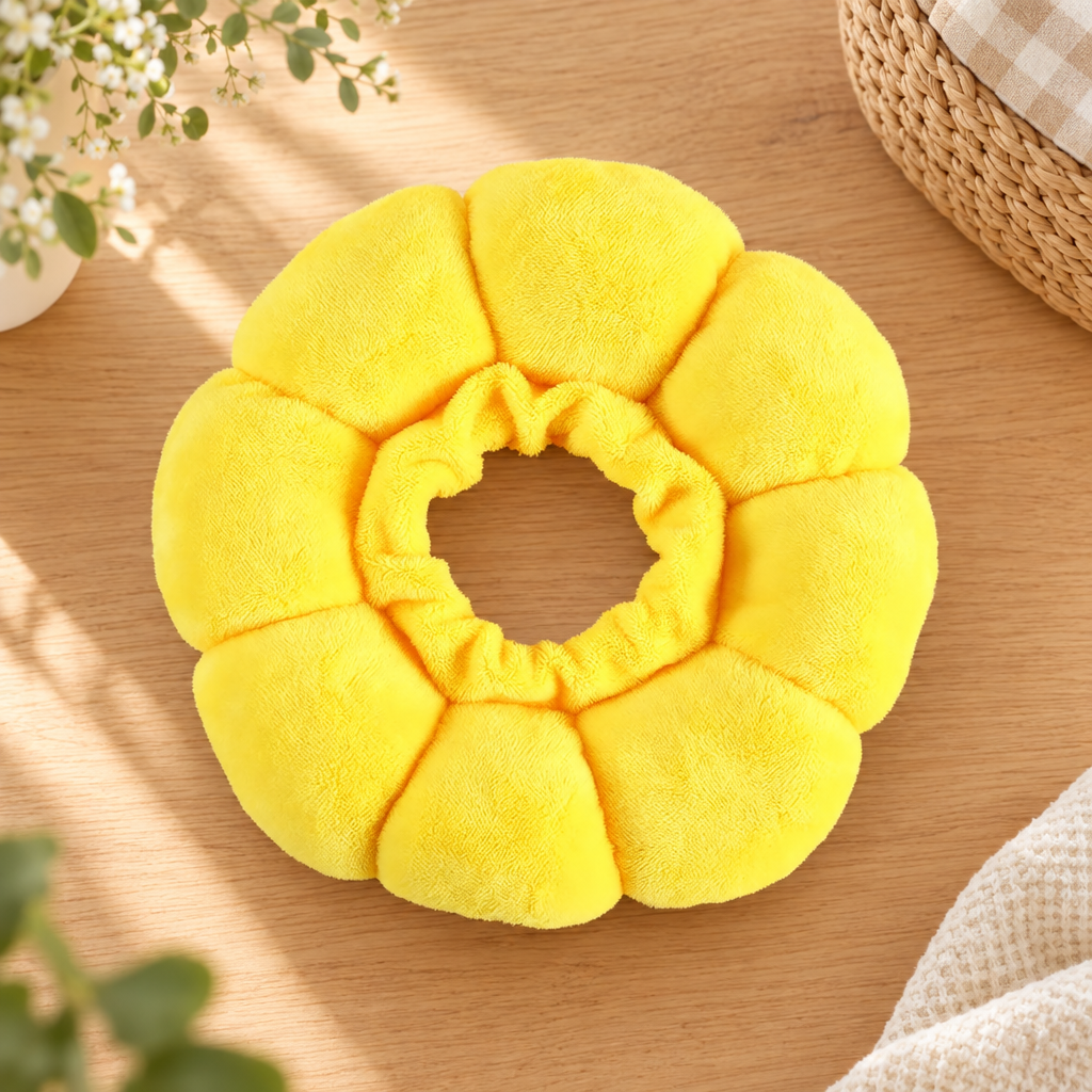 Collerette chat souple, forme tournesol