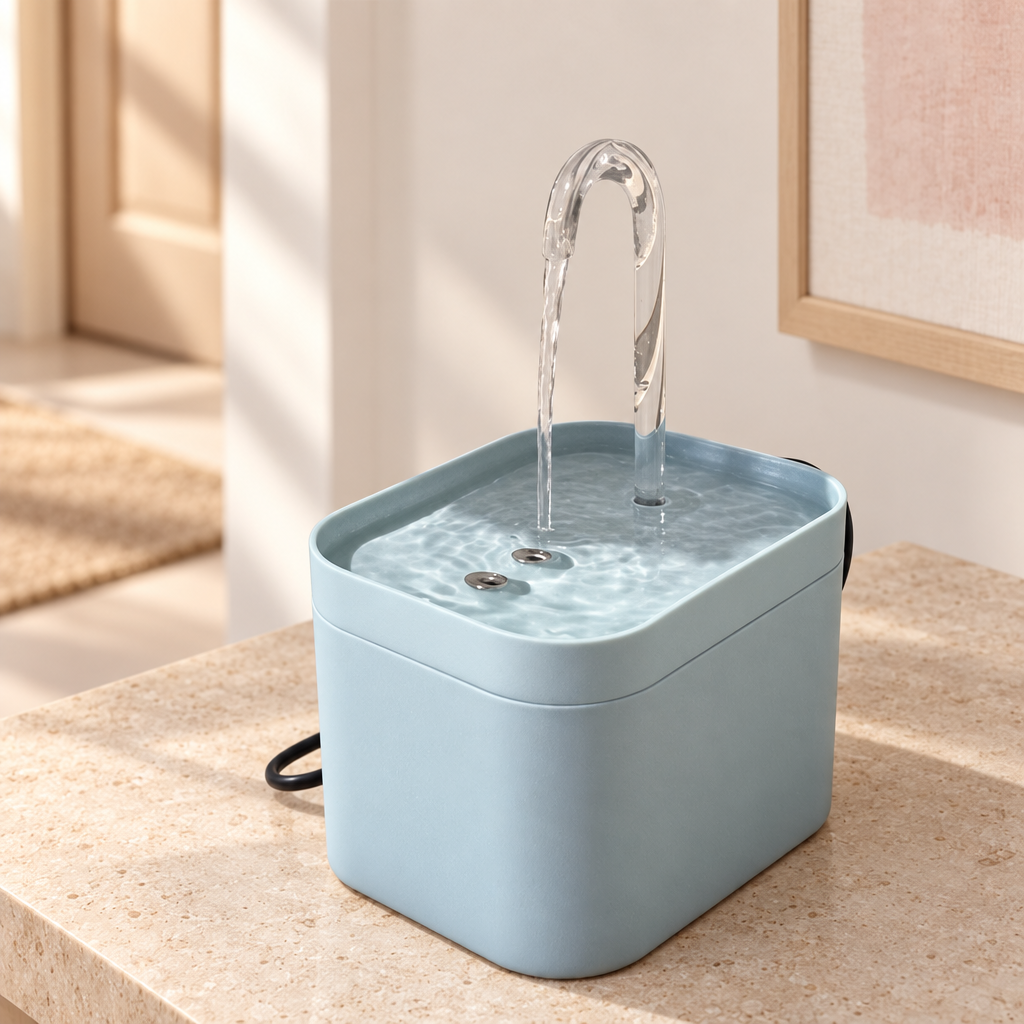 Fontaine à eau PETRAVEL à bec courbé pour chat