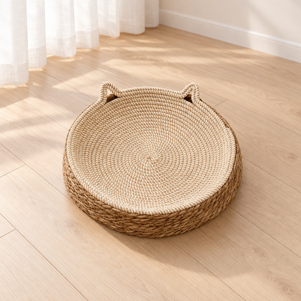 Couchage-griffoir rond en corde tressée, 35 cm