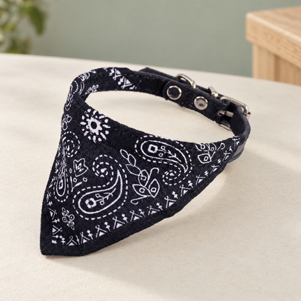 Collier bandana chat