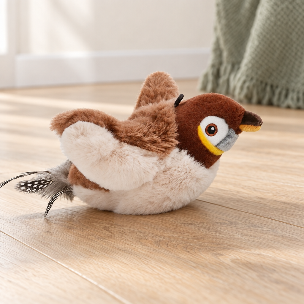 Jouet oiseau pour chat