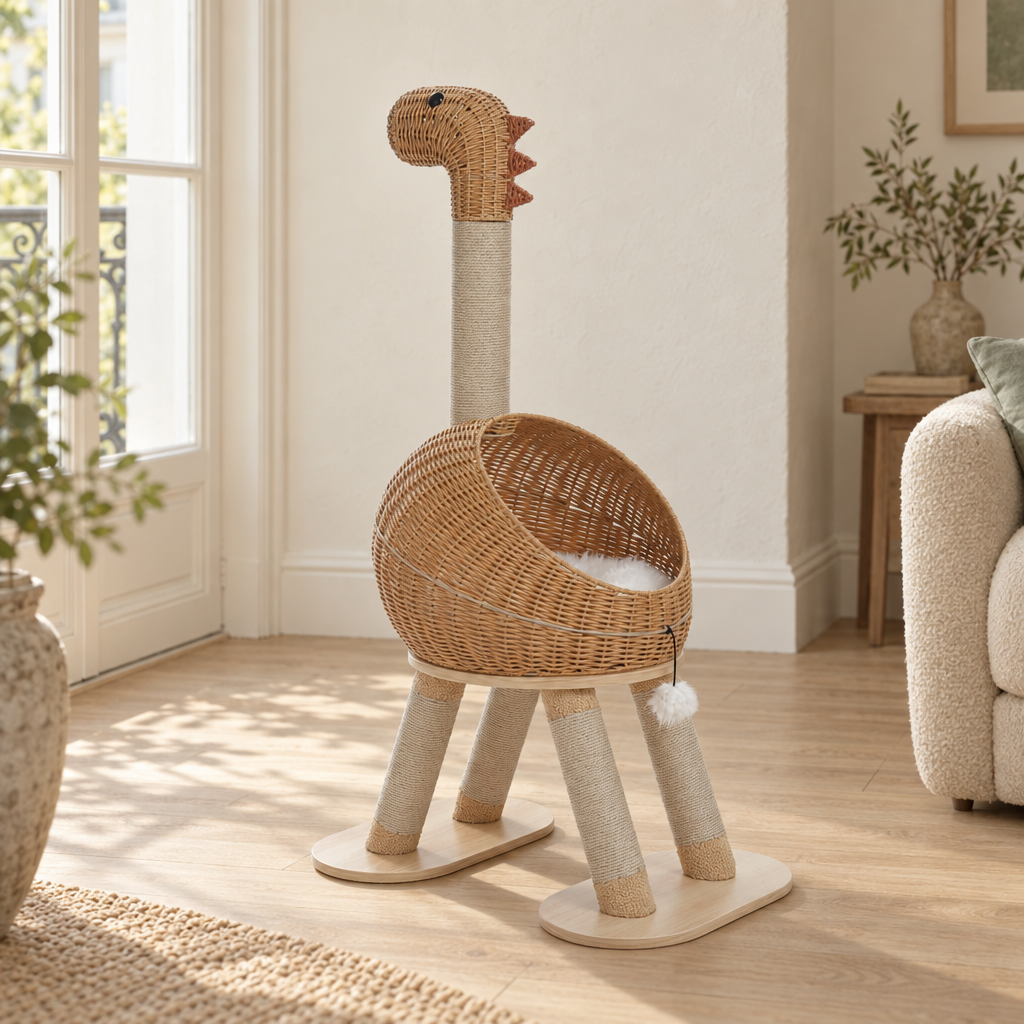 Arbre a chat dinosaure