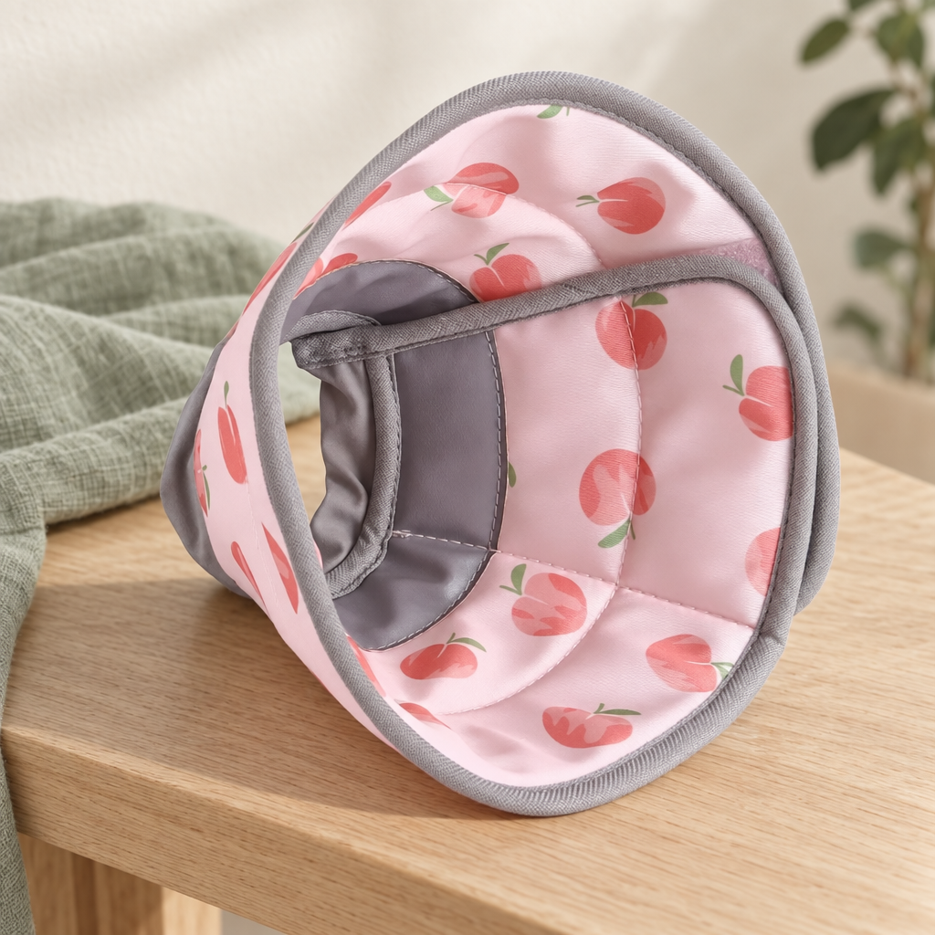 Collerette tissu chat