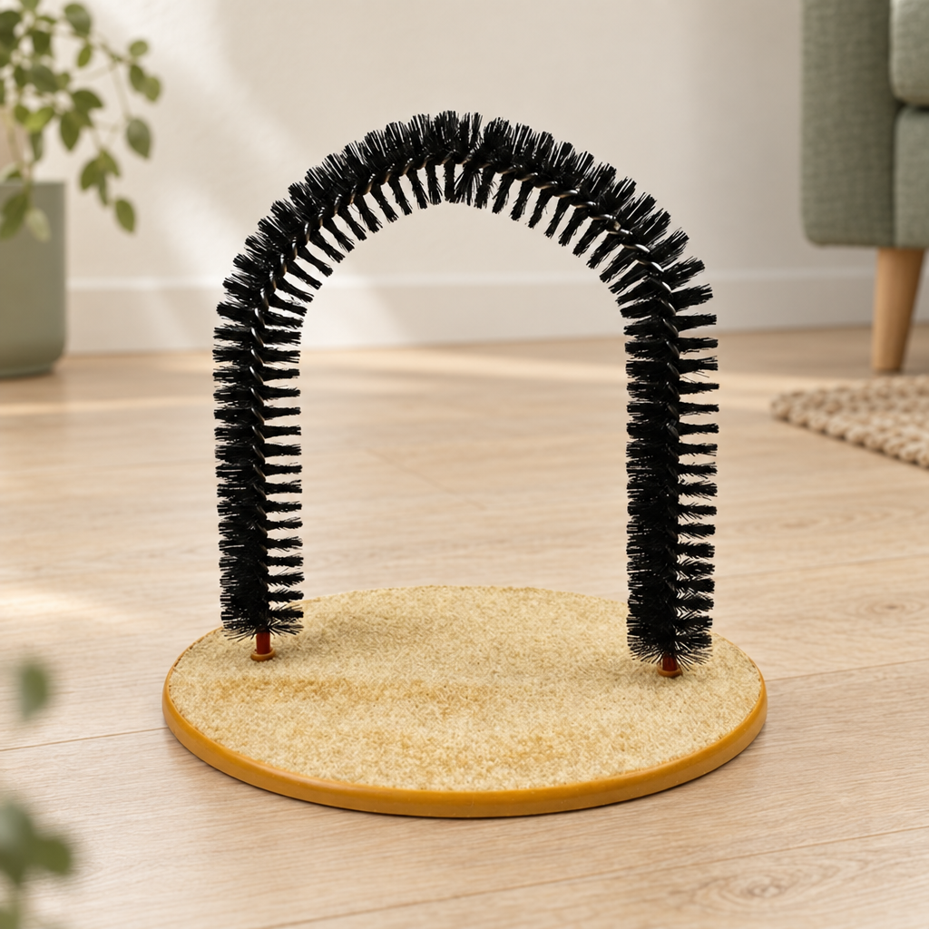 Brosse auto toilettage chat