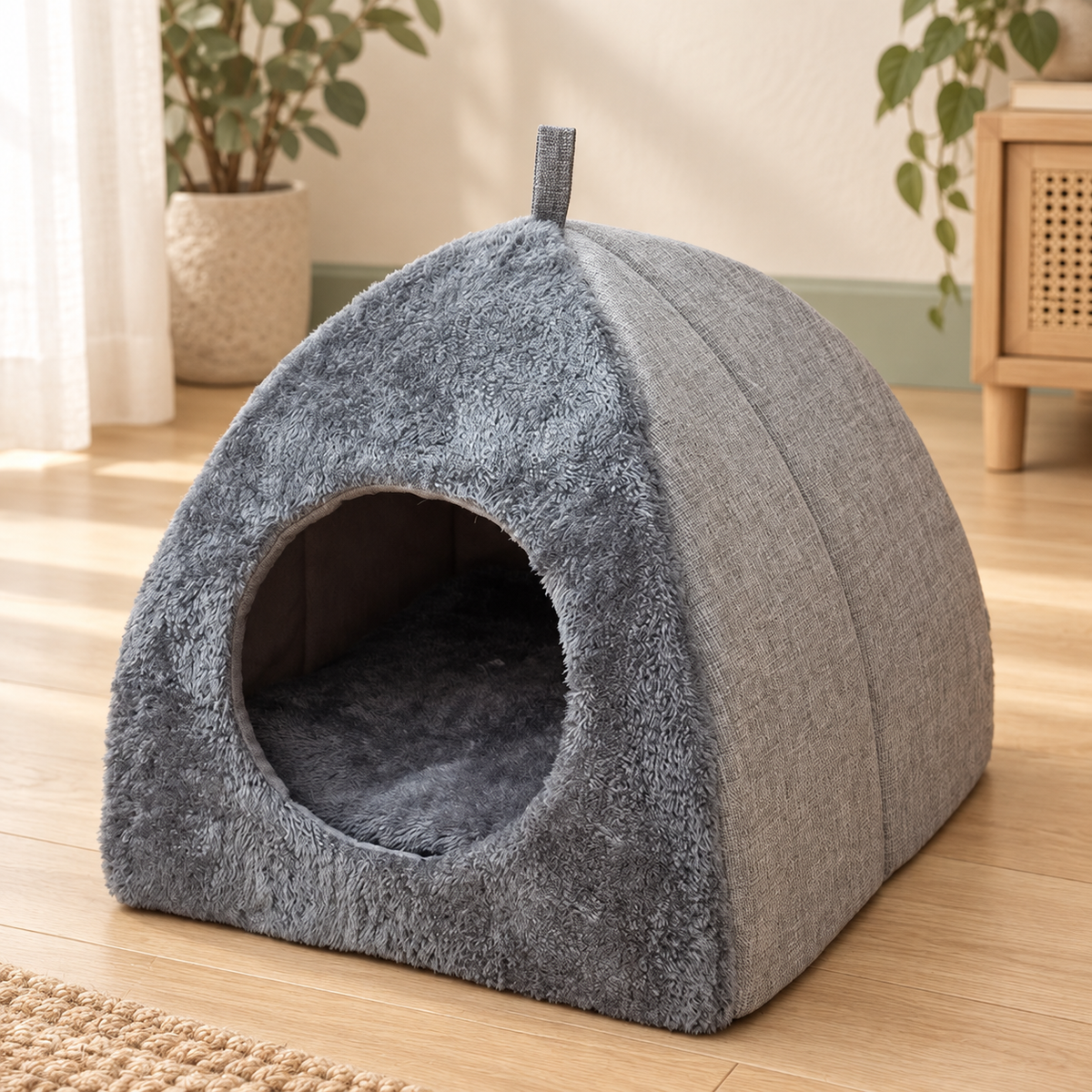 Niche triangulaire pour chat